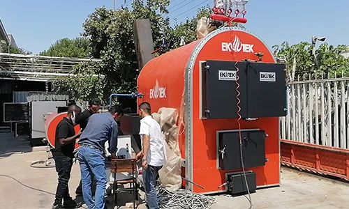 Steam Boiler Export Photos from Turkey to Kenya