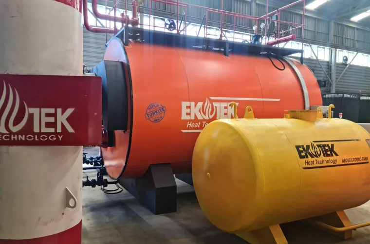 Photographs of the 80 M² Steam Boiler Export to Iraq Rawat Company 2191