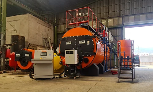 Photographs of the 80 M² Steam Boiler Export to Iraq Rawat Company