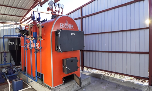 Photographs of Semi-Cylindrical Steam Boiler Export to Kenya