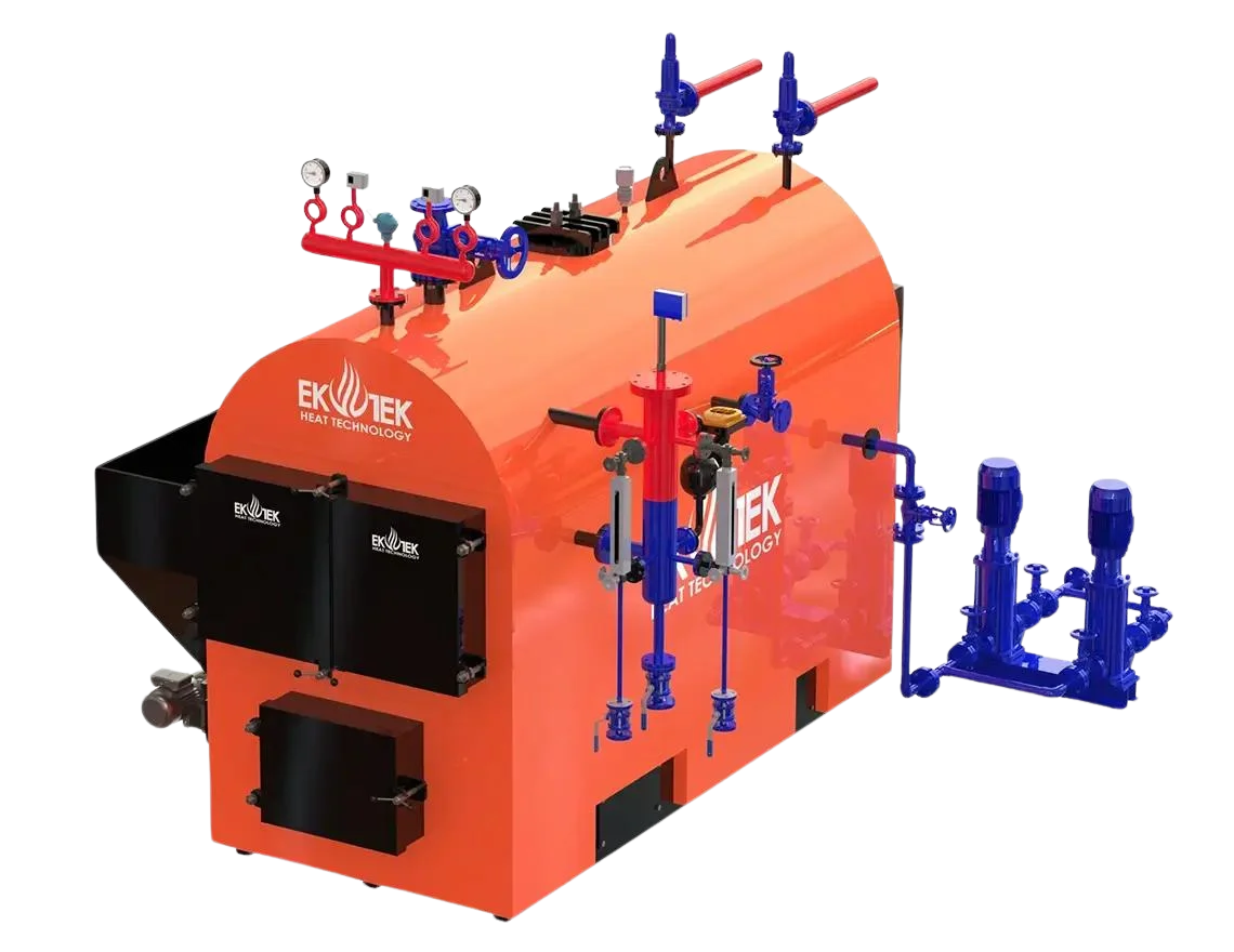 Caldeira a Vapor Com Alimentador Automático