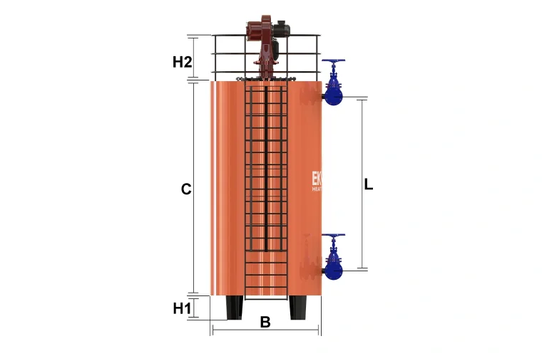 Série Albatross - chaudières à huile chaude alimentées au gaz liquéfié Images