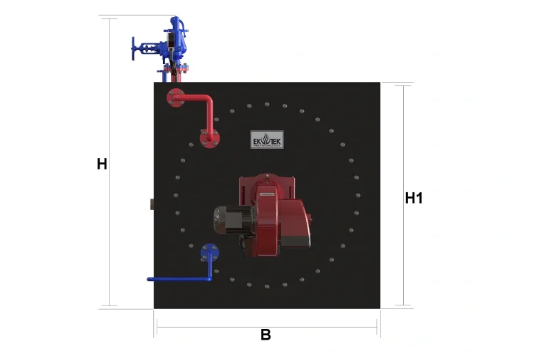 Serie Relampago - Generador de Vapor a Combustible de Gas Líquido Imágenes